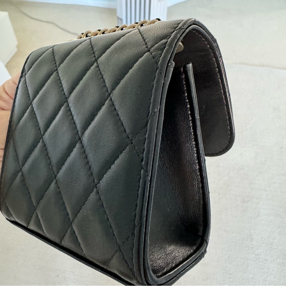 Chanel Mini Trendy CC Bag in Black Gold - Picture 13 of 16